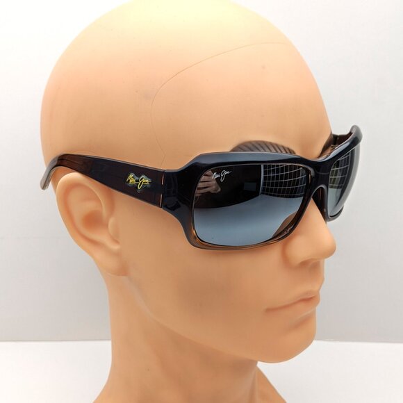 🕶️Custom! Maui Jim MJ111-01 Palms Sunglasses 63/15 115 / ALC645🕶️ - Picture 11 of 11